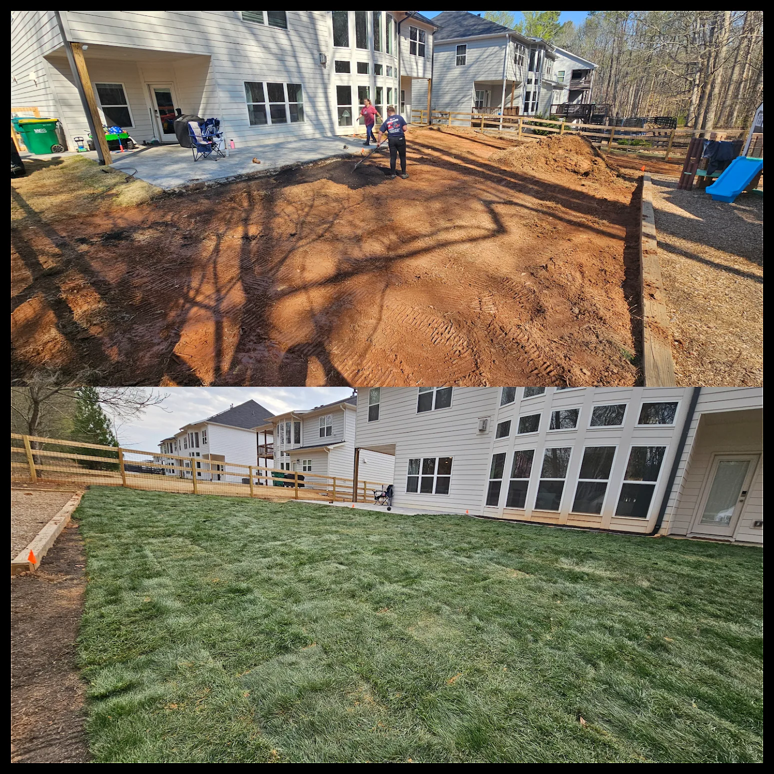 Sod Installation completed by The Lawn Guy